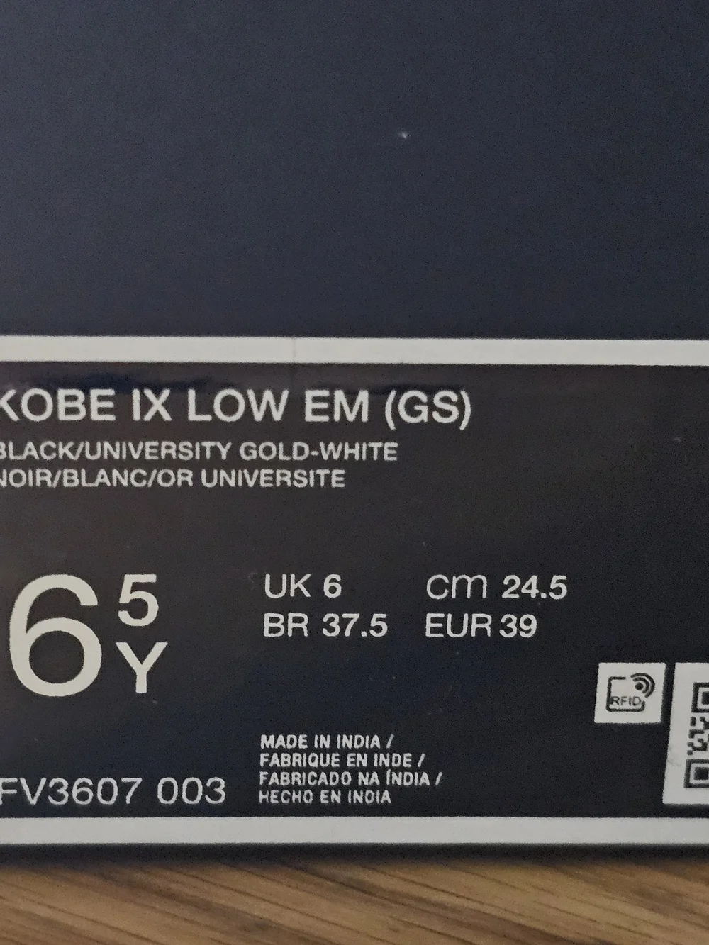 Nike Kobe 9 Low EM GS 